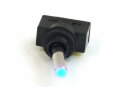 Phobya Kippschalter - LED blau - 1-polig AN/AUS schwarz...