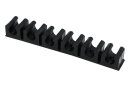 Phobya Schlauchklemmleiste schwarz für 19mm - 6-fach