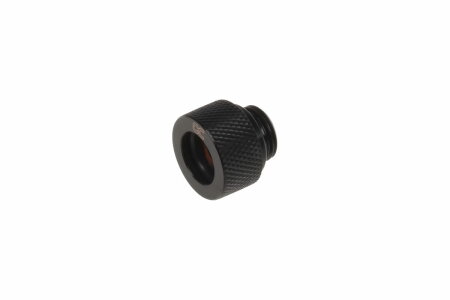 Alphacool Eiszapfen 12mm HardTube Anschraubtülle G1/4  - Deep Black