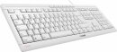 CHERRY Stream Keyboard, weiß-grau, USB, DE