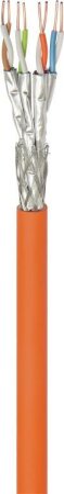 Goobay Cat 7a Netzwerkkabel, S/FTP (PiMF), Orange 500m Rolle