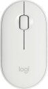 Logitech M350 Pebble Wireless Mouse weiß,...