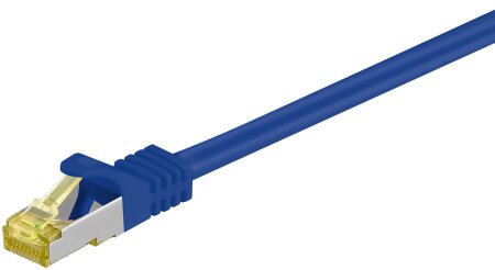 DINIC Cat 7 Netzwerkkabel RJ45, S/FTP (PiMF), 3m, blau