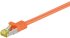 Goobay Cat 7 Netzwerkkabel RJ45 S/FTP 1m, orange