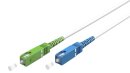 Goobay Kabel Glasfaser SC-APC > SC-UPC, weiß, 25m