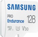 Samsung PRO Endurance microSDXC 128GB Kit, UHS-I U3, Class 10