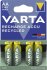 Varta Recharge Accu Recycled Mignon AA NiMH 2100mAh, 4er-Pack