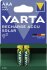 Varta Recharge Accu Solar Micro AAA NiMH 550mAh, 2er-Pack