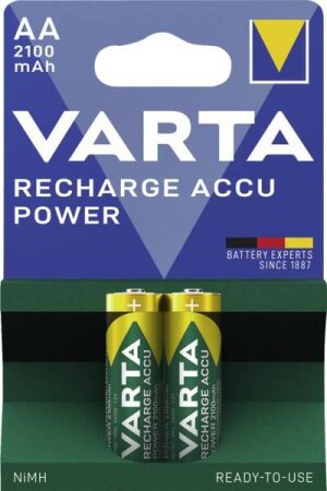 Varta Recharge Accu Power Mignon AA NiMH 2100mAh, 2er-Pack