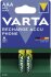 Varta Recharge Accu Phone Micro AAA NiMH 800mAh, 2er-Pack