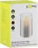 Goobay LED-Echtwachs-Kerze im Glas, 7,5 x 12,5 cm