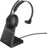 Jabra Evolve2 65 Mono MS + Ladestation + Link 380a, schwarz