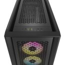 Corsair iCue 5000D RGB Airflow schwarz, Glasfenster