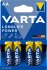 Varta Longlife Power LR6/AA (Mignon), 4er-Pack