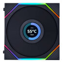 Lian Li Uni Fan TL LCD 120 RGB, schwarz, 120mm