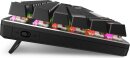 Sharkoon Skiller SGK36W, schwarz, LEDs RGB, Huano RED, USB, DE