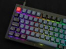 Keychron V1 Knob Version, Frosted Black, PBT, LEDs RGB,...