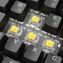 Sharkoon Skiller SGK50 S2, schwarz, LEDs RGB, hot-swap, Gateron YELLOW, USB, DE