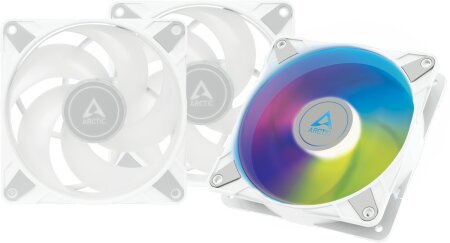 Arctic P12 PWM PST A-RGB 0dB weiß, 120mm, 3er-Pack