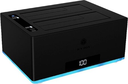 ICY BOX IB-127CL-U3 2-Fach Festplatten Docking Station, USB-B 3.0