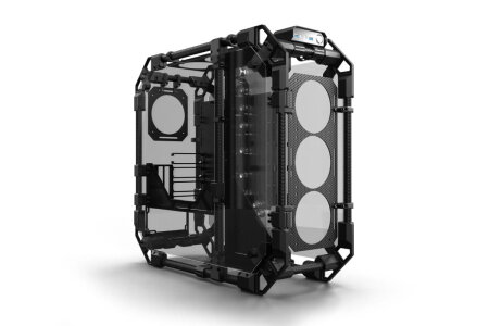 Alphacool Apex Pro Skeleton Carbon Gehäuse